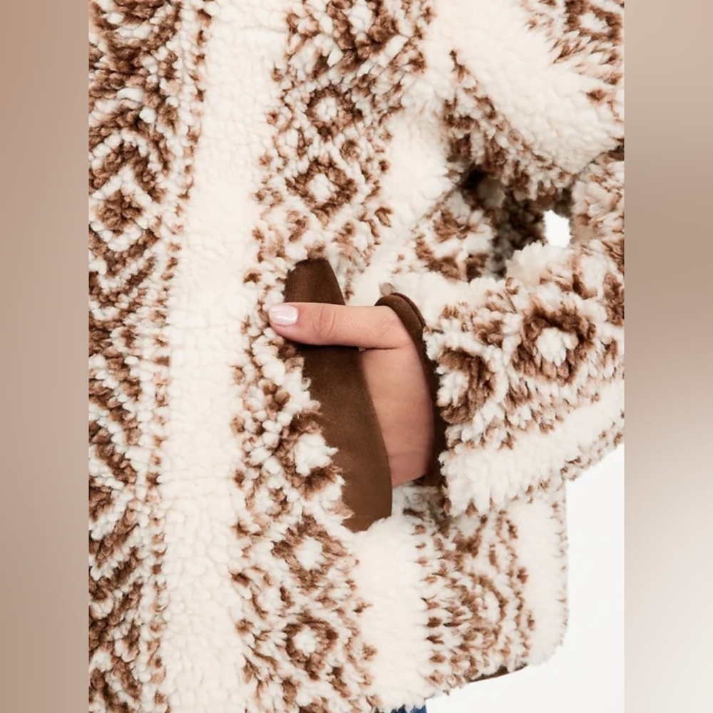 Old Navy Shearling Jacket NWT - image 5